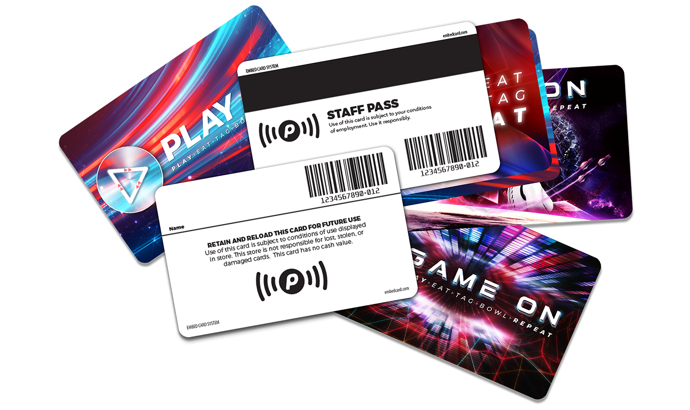 Enjoy more media options with Embed Playwave Contactless cards and wristbands for Arcades & Family Entertainment Centres