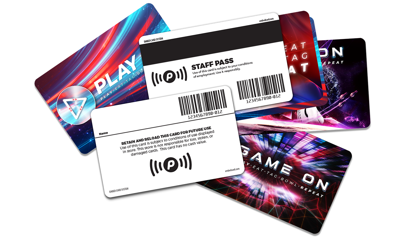 Enjoy more media options with Embed Playwave Contactless cards and wristbands for Arcades & Family Entertainment Centres