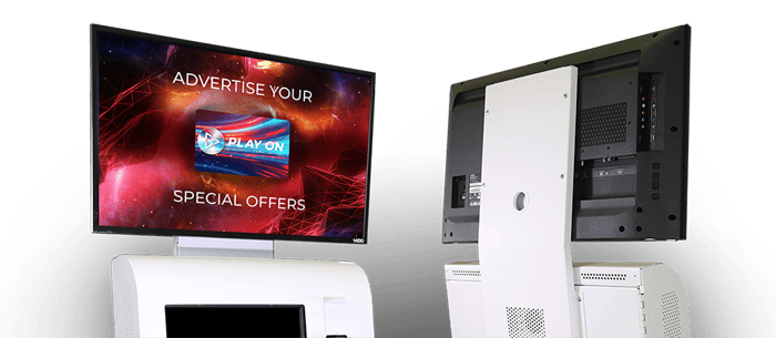 Further promote offers with TV displays for your Arcade & Family Entertainment Centre