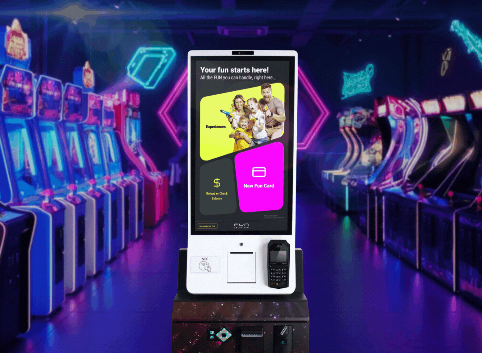 WO text_GIF_New Kiosk+ screenshot for Bookings